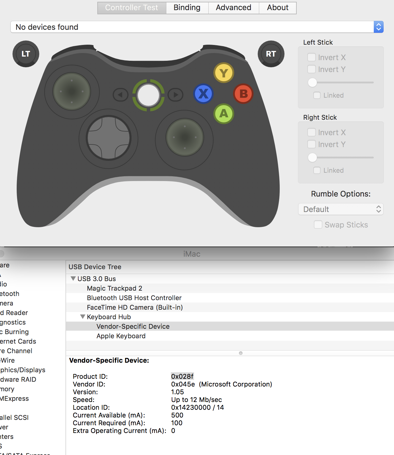 xbox controller driver for macos
